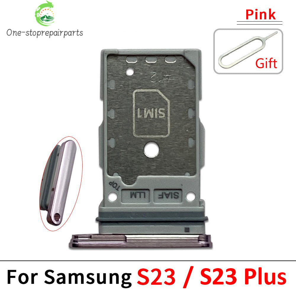 New For Samsung S23 S24 Plus Ultra 5G Dual SIM Card Slot SD Card Tray Holder Adapter