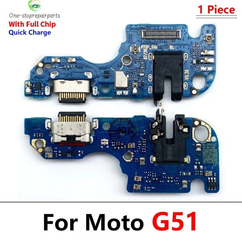 New For Moto G10 G20 G30 G50 G31 G41 G71 G60s G51 G22 G72 5G USB Charge Port Jack Dock Connector Charging Board Flex Cable Motorola phone repair parts