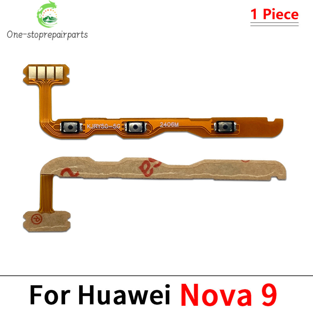Power On Off Volume Side Button Key Flex Cable For Huawei Nova 8 8i 9 10 11 11i 12 12i Pro Se Y61 Y91 Huawei phone repair parts