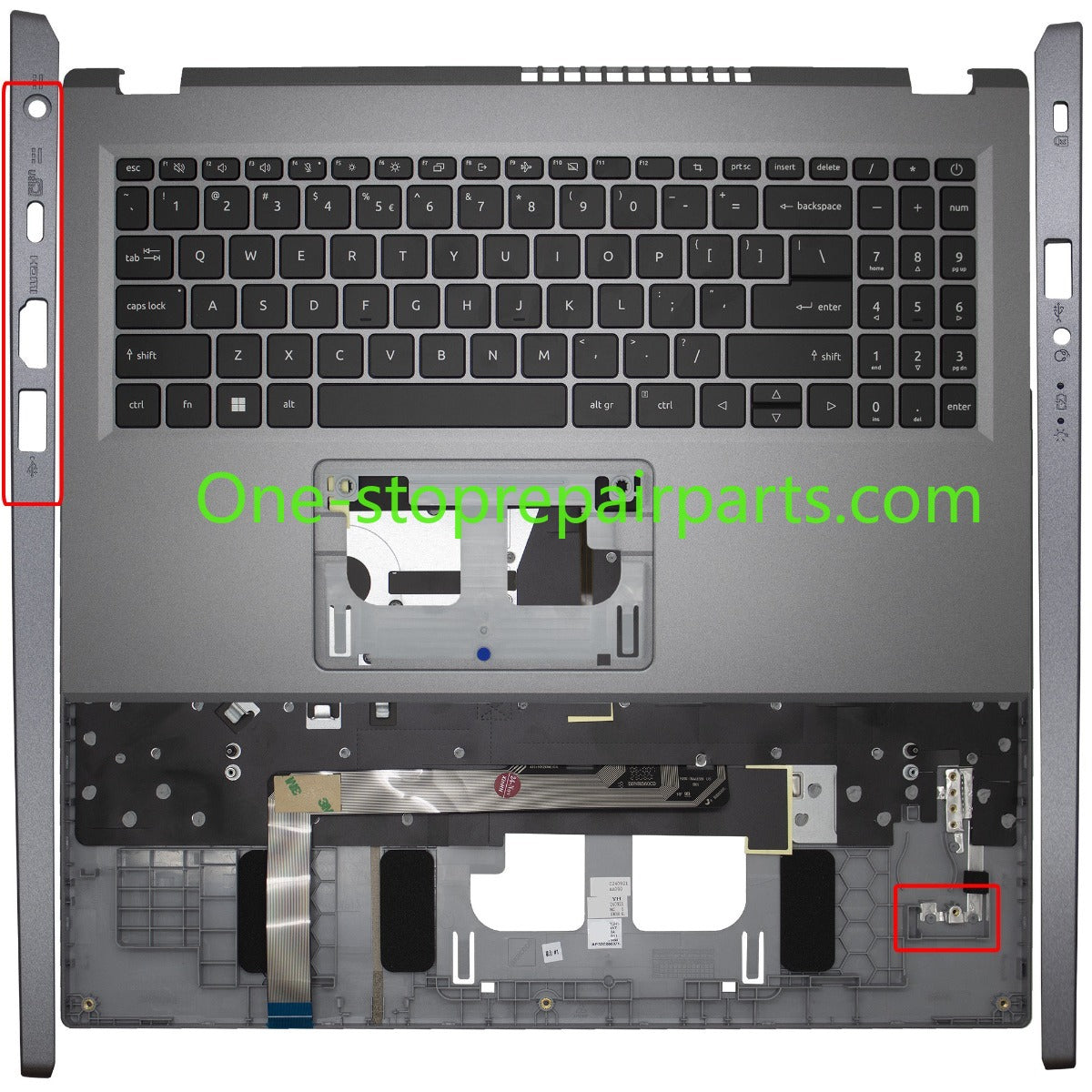 Upper C-cover keyboard Assembly for Acer A515-58M N23C3 A315-510P-24P A314-42P A514-56M N23Q11 Top case palmrest keyboard Acer laptop repair parts