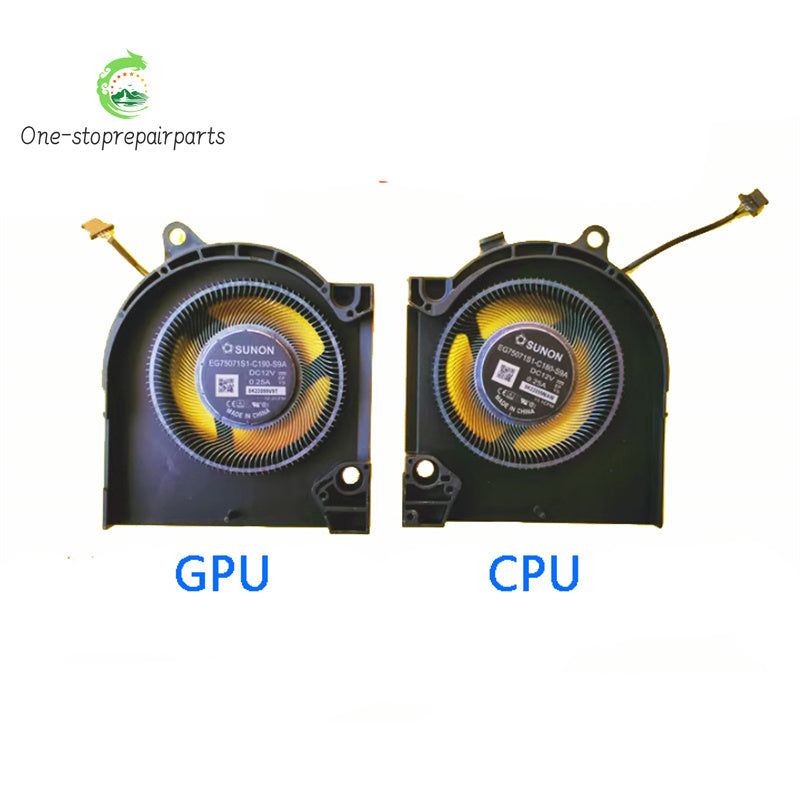 NEW ORIGINAL Laptop CPU GPU Cooling Fan For DELL G15 5520 5525 7620 G16 7620 RTX3050 RTX3060 RTX3070 2022 Dell laptop repair parts