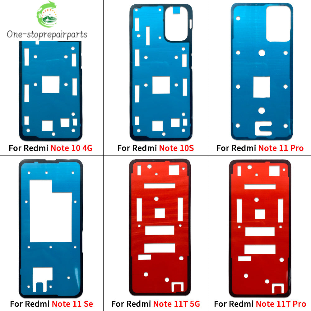 New For Xiaomi Redmi Note 9 9s 10 10s 11 11s 12 13 Pro Plus 4G 5G Adhesive Sticker Back Housing Battery Cover Glue Tape Xiaomi  Xiao mi phone repair parts
