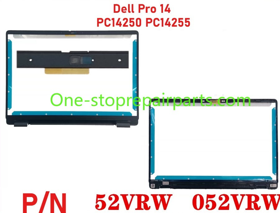 Dell Pro 14 PC14250 PC14255  lcd back cober uppler palmrest bezel bottom hinge cover keyboard touchpad 0K2C6C 0DK0V6 0MCMRV