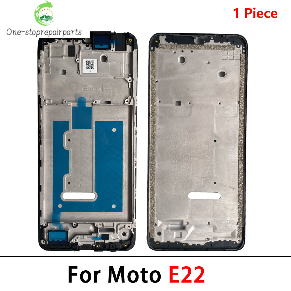 Front Housing LCD Display Bezel Middle Frame For Motorola Moto E13 E20 E22 E32 E32s E40 E6 E6s E7 Play Plus Power Motorola phone repair parts