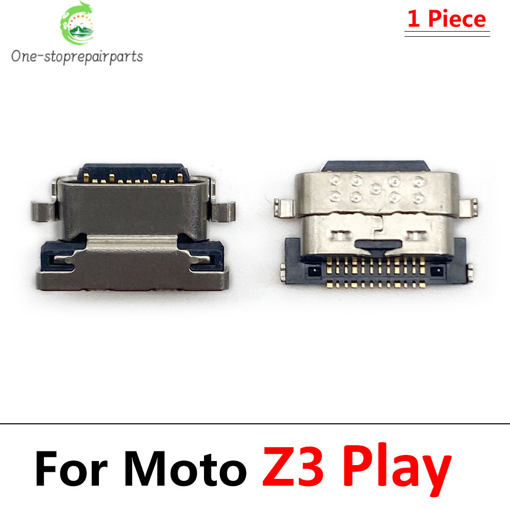 50Pcs/Lot, Charger Micro USB Charging Port Dock Connector Socket For Motorola Moto Z3 Z2 Play Z3play Motorola phone repair parts