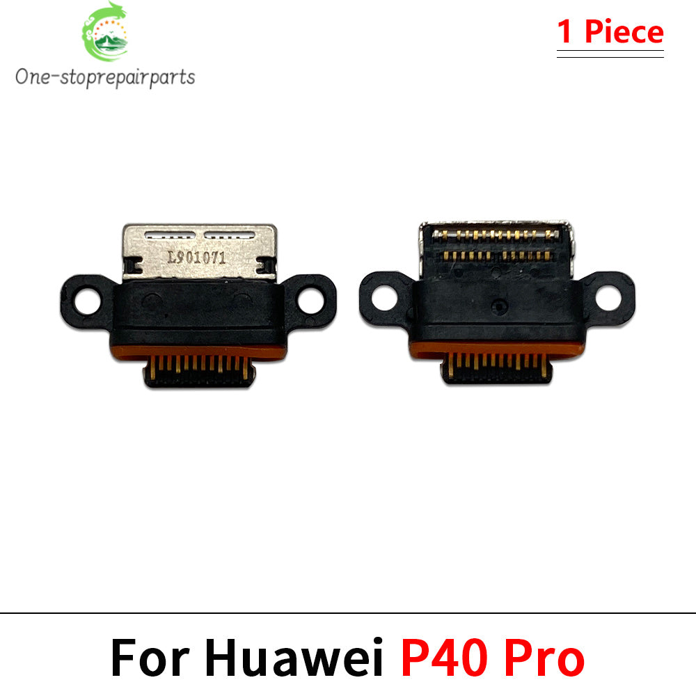 10Pcs, Charger Micro USB Charging Port Dock Connector Socket For Hauwei P20 P30 P40 P50 Lite Pro Plus 5G HUAWEI phone repair parts