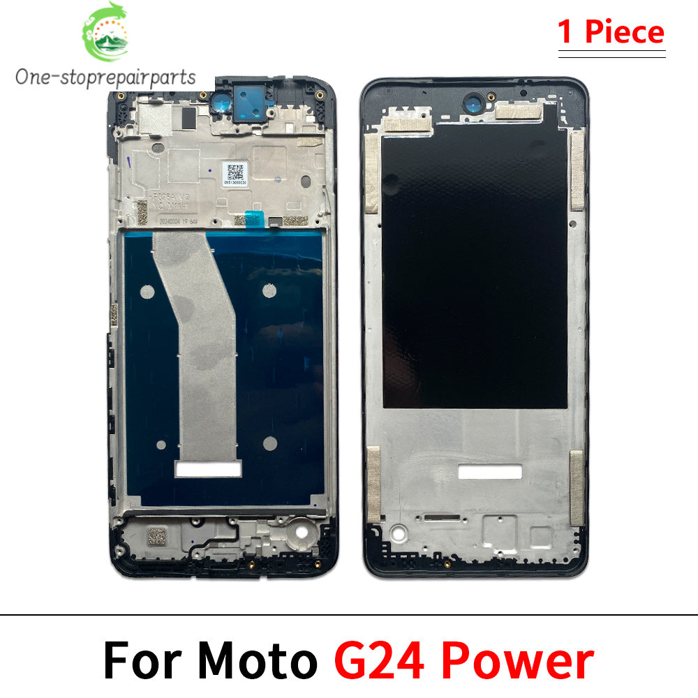 Housing Middle Frame Bezel Plate Cover For Motorola Moto G04 G14 G24 G34 G54 G84 Power Motorola phone repair parts
