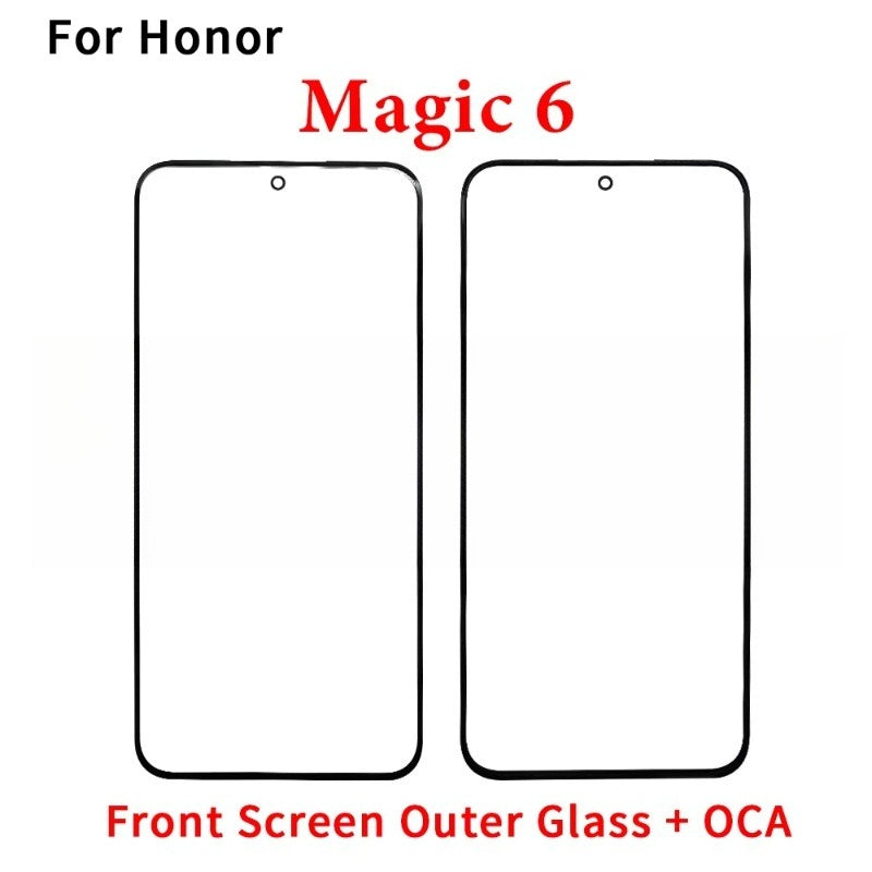 New Front Screen Outer Glass With OCA For Huawei Magic 5 6 Pro Lite / Honor 50 60 Pro SE Lite Huawei phone repair parts