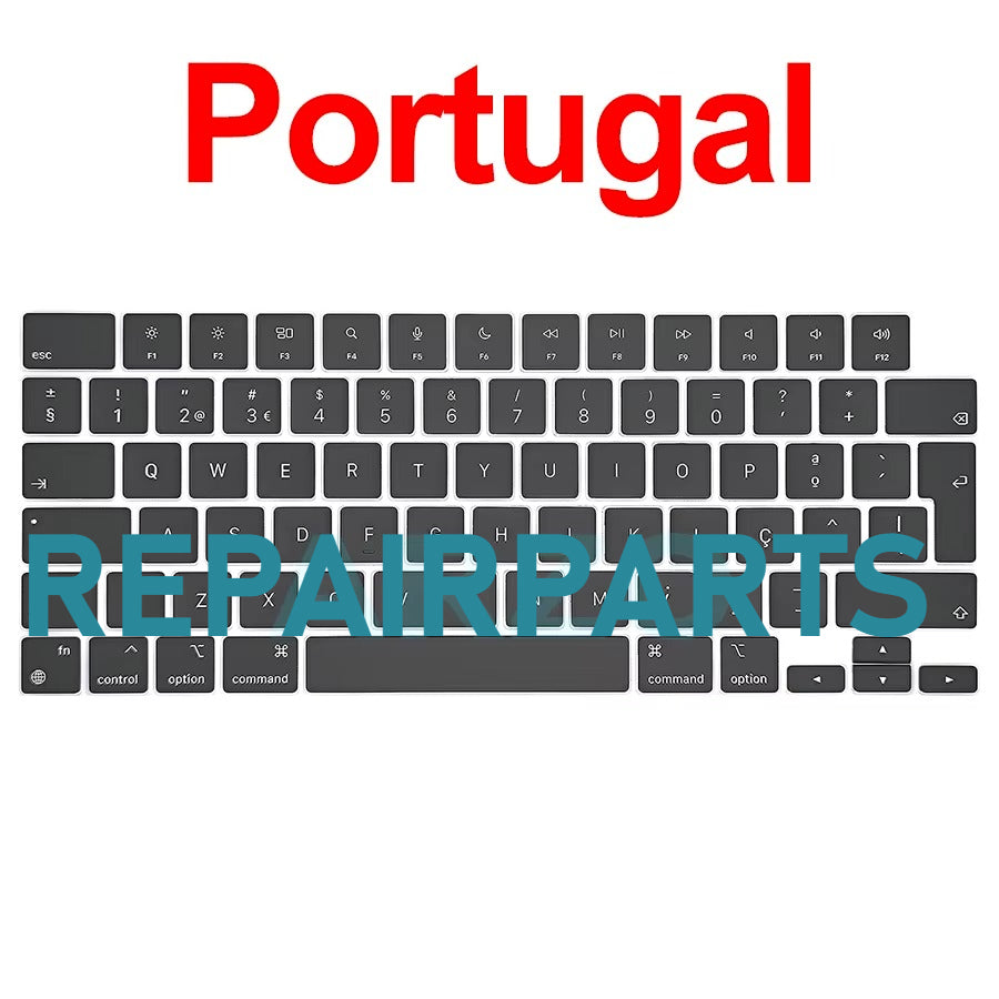 A2442 A2485 A2779 A2780 A2918 A2991 A2992 A3112 A3401 A3185 A3403 A3186 Keycaps Keys Key Cap For Macbook Pro 14" 16" 2021-2023 Macbook repair parts