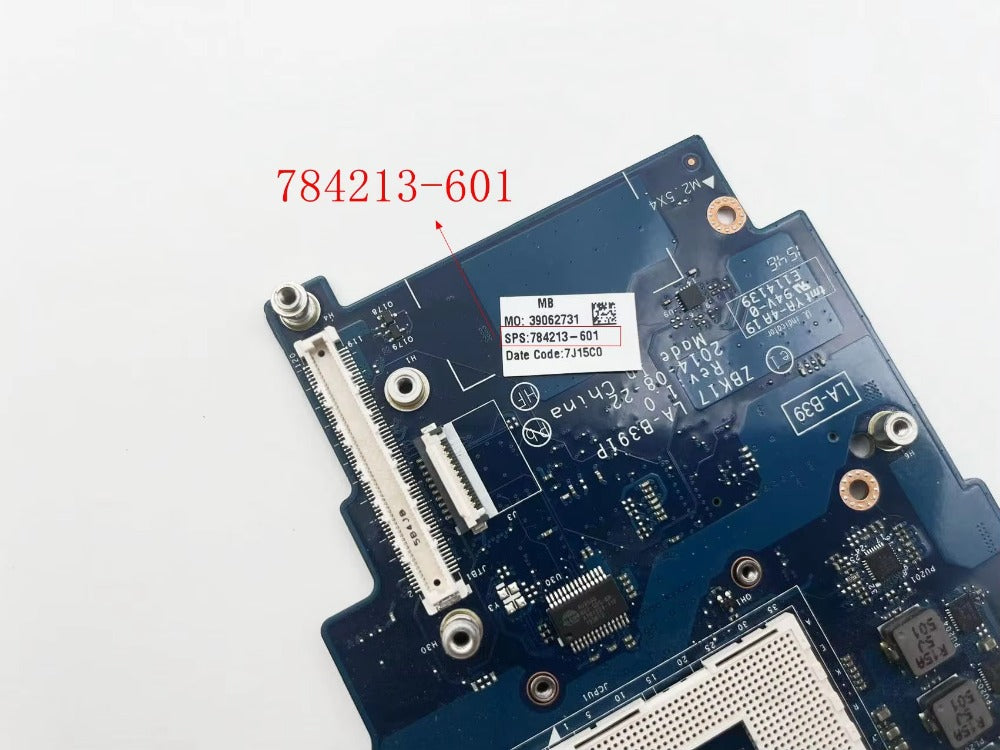 For HP Zbook 17 G2 Notebook Motherboard LA-B391P DDR3L QM87 784213-601 784212-601 100% Test Works Properly HP laptop repair parts