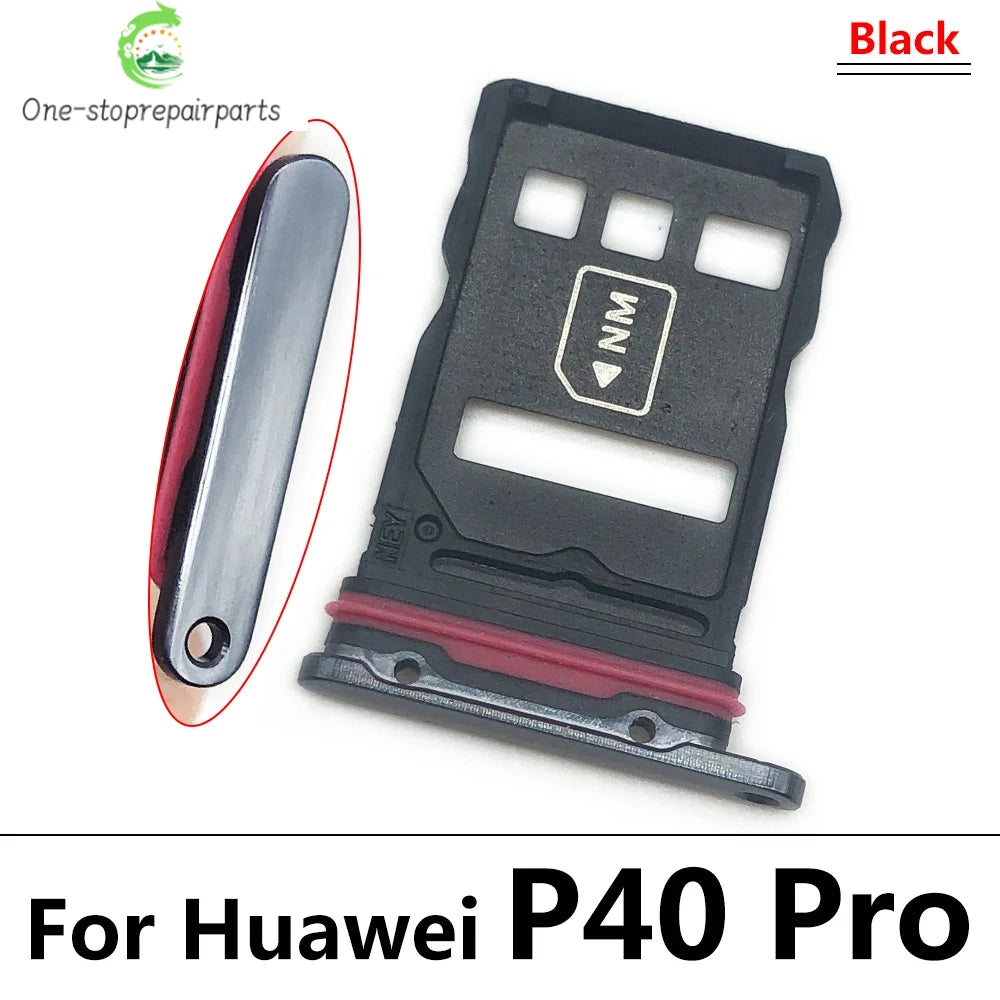 New SIM Card Tray Slot Holder For Huawei P40 P30 Lite Pro Replacement Parts Huawei phone repair parts