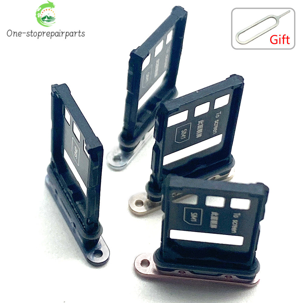 10Pcs, Micro Nano SIM Card Holder Tray Slot Holder Adapter Socket For Huawei Honor Magic 4 5 6 Pro Lite 4G 5G Huawei phone repair parts