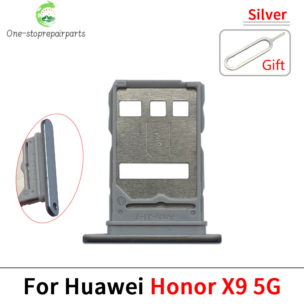 10Pcs/Lot, New SIM Card Tray Slot Holder Adapter Accessories For Huawei Honor X9 X9A X9B 4G 5G Repair Parts Huawei phone repair parts