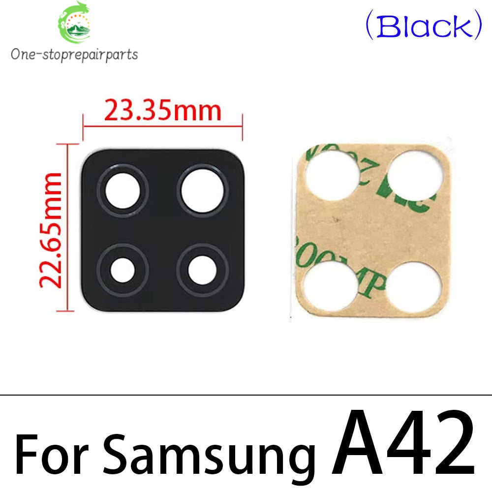 New Camera Glass For Samsung A22 A32 A42 A52 A72 A82 A33 A53 A73 4G 5G Rear Back Camera glass Lens With Glue Adhesive Samsung phone repair parts