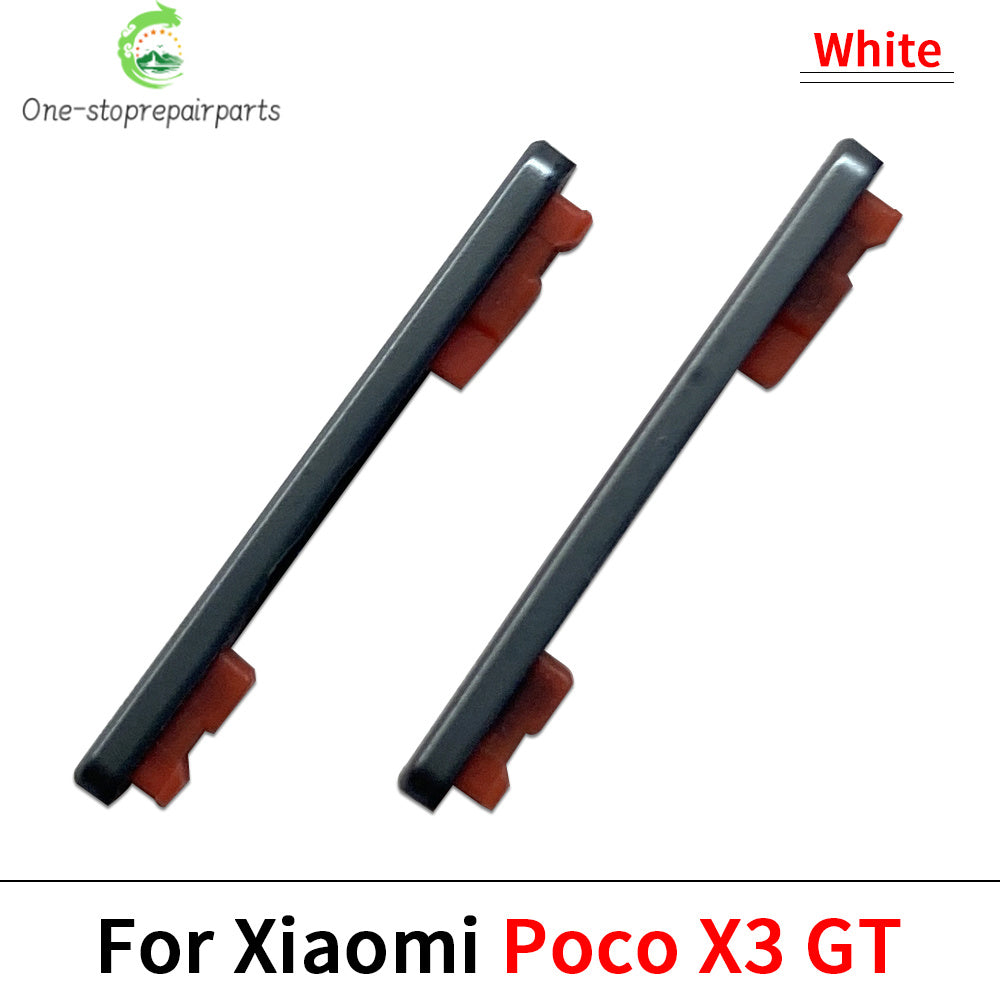 10Pcs, Side Power Button + Volume Side Button For Xiaomi Mi Poco X3 Pro GT M3  Xiaomi  Xiao mi phone repair parts