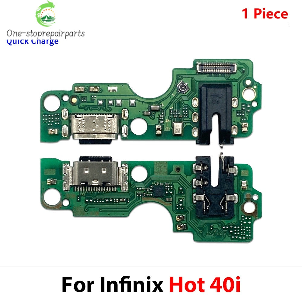 New For Infinix Hot 40 40i 50 50i 60 60i Pro Plus 4G 5G USB Charging Port Dock Charger Plug Connector Board Flex Cable  infinix phone repair parts