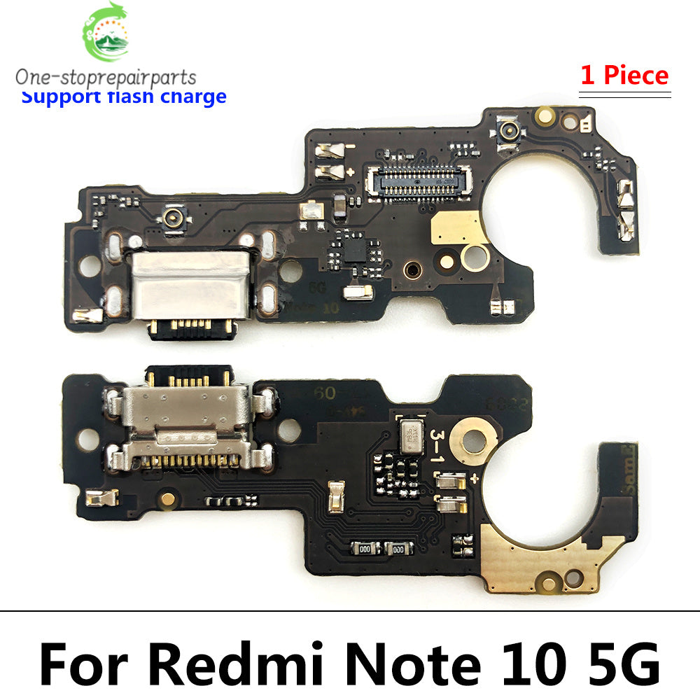 10Pcs, Charger Board Flex For Xiaomi Redmi Note 7 8 8T 9 9s 10 10s 11 12 Pro 4G 5G USB Port Connector Dock Charging Flex Cable Xiaomi  Xiao mi phone repair parts