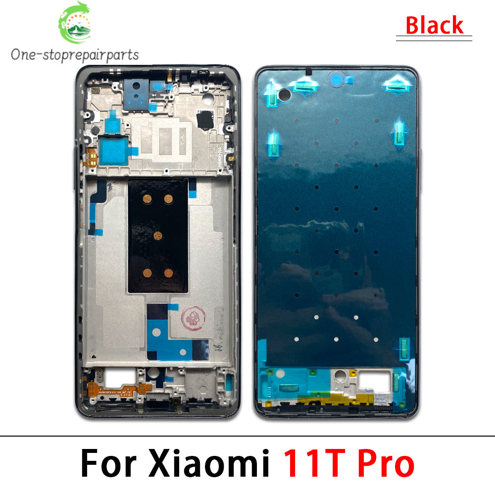 Housing Middle Frame Bezel Plate Cover For Xiaomi Mi 11T / Mi11T Pro Black / Silver  Xiaomi  Xiao mi phone repair parts