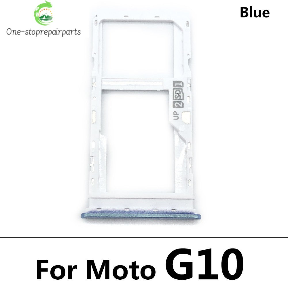 10Pcs/Lot, New For Motorola Moto G10 G20 G30 G50 G60 G60s G100 5G SIM Card Tray Slot Holder Adapter Accessories Motorola phone repair parts