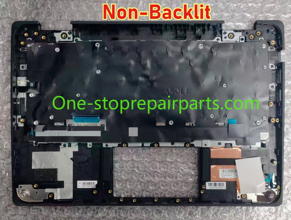 Original new Upper C-cover with US keyboard Assembly Non-Backlit Without PEN Cradle For HP Pro x360 Fortis 11 inch G9 Palmrest keyboard US N00449-001 TOP COVER W/KEYBOARD JET BLACK HP laptop repair parts