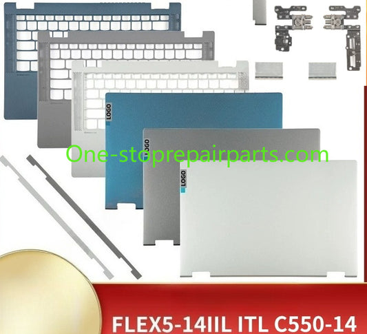 Cover case for Lenovo Flex 5-14IIL05 ARE05 ITL05 C550-14 SCB0R75366 5CB0Y85294 5CB0Y85291 5CB0Y85292 5CB0Y85292 SCB0R75367 SCB0R75364 lac back housing bezel palmrest topcase bottom ocver hinge cover