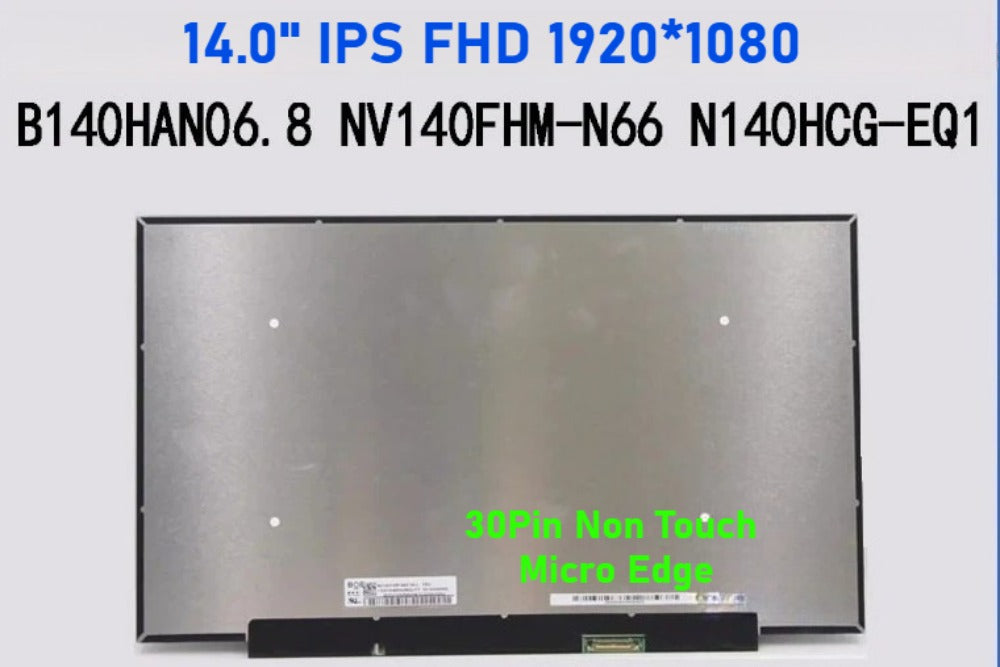 Lcd display pannnel for Lenovo ThinkPad E14 Gen2 Gen3 B140HAN06.8 N140HCG-EQ1 NV140FHM-N66 20YE 20YD 20Y7 20YF FHD Non Touch LCD Screen Lenovo laptop repair parts