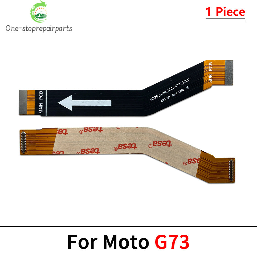 Main Board Motherboard Connector Board Flex Cable For Motorola Moto G14 G34 G54 G32 G42 G52 G62 G72 G82 G53 G73 G84 G85 5G Motorola phone repair parts