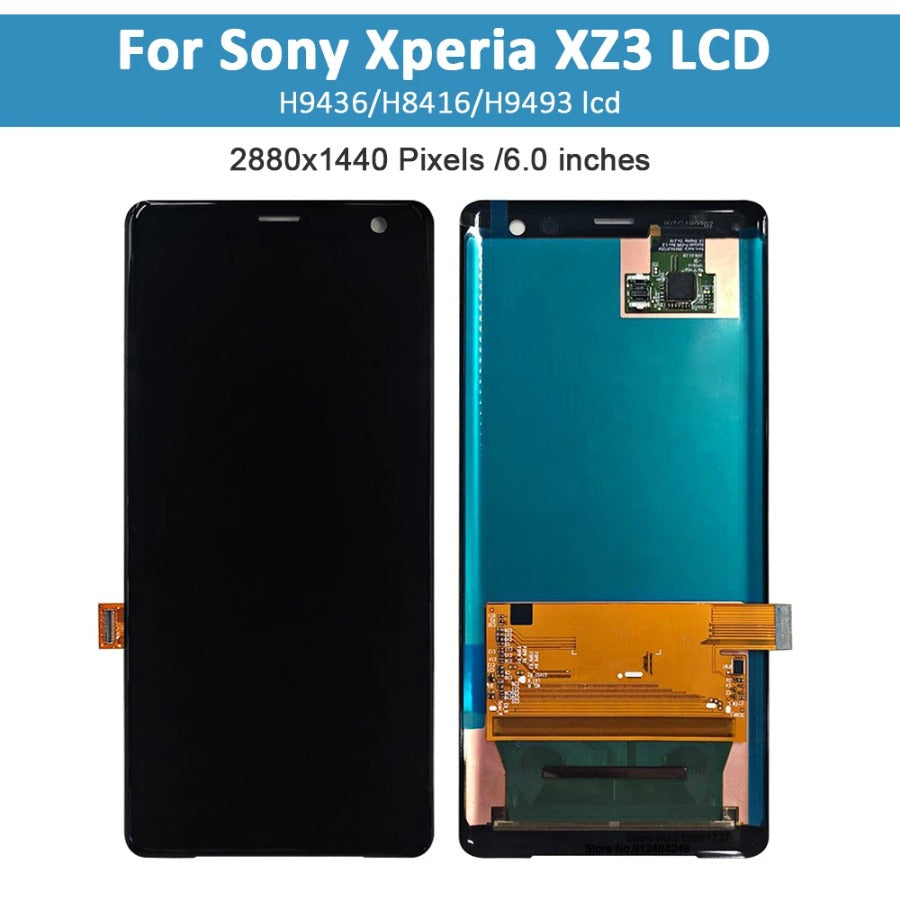6.0''Original Amoled For SONY Xperia XZ3 LCD Display Touch Screen Digitizer H9436 H8416 H9493 With Frame LCD For Sony XZ3 lcd Sony phone repair parts