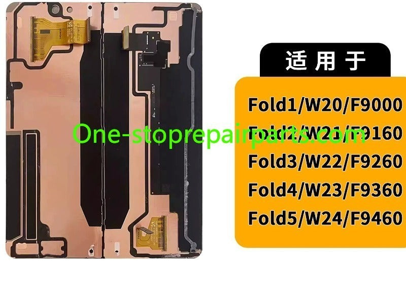 LCD touch screen assembly for Samsung Fold1/F9060/W20 Fold2/F9160/W21 Fold3/F9260/W22 Fold4/F9360/W23 Fold5/F9460/W24 Z Fold6-F9560 Zflip1/F7000 Zflip2/f7070 Zflip3/f711/w22ip  digitizer panel screen