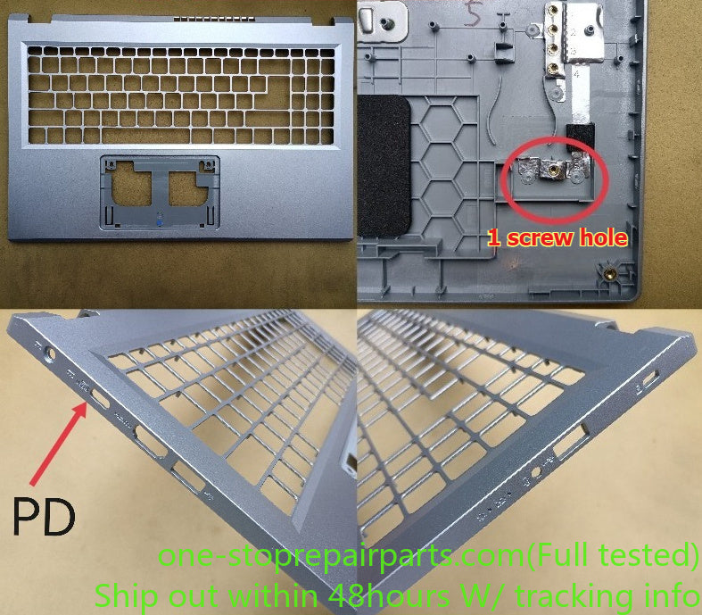 Cover case for Acer A515-58M N23C3 A315-24P N23Q11 housing bezel frame upper top palmrest keyboard bottom hinge cover