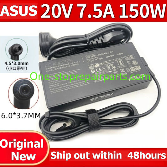 ADP-150CH B 20V 7.5A  Charger adapter for 150W  ASUS TUF Gaming Laptop 7 FX95G FX95D FX506L FA506 VIVOBOOK PRO 14 PRO16 Pro15  6.0*3.7mm 4.5*3.0mm Ac Power Adapter