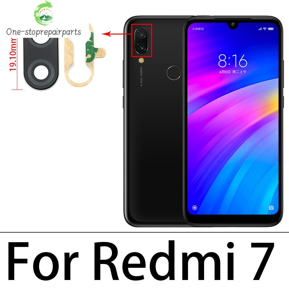 10Pcs, Back Rear Camera Glass Lens With Adhesive For Xiaomi Redmi 6 6A 7 7A 8 8A 9 9A 9C 9T 10 10A 10C 12 12C 13 13C 4G 5G  Xiaomi  Xiao mi phone repair parts