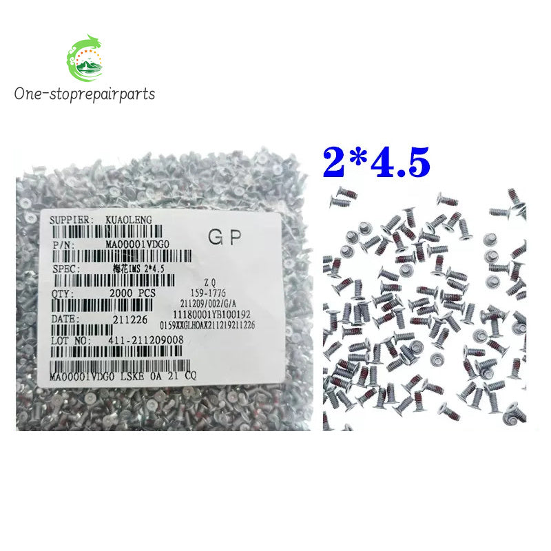 NEW ORIGINAL Laptop Bottom Cover Case Screw for DELL XPS 13 7390 9310 9315 2 in 1 Dell laptop repair parts