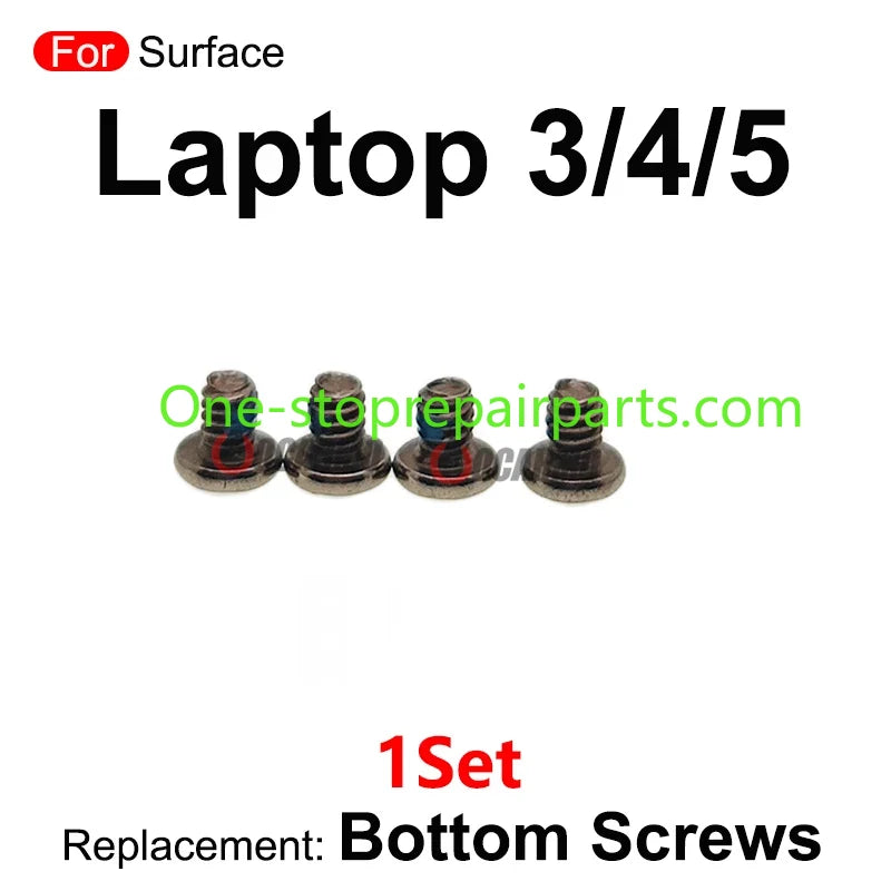 For Microsoft Surface Laptop 3 4 5 Laptop3 Bottom Screw 1Set Screws Replacement Part  Microsoft Surface Laptop repair parts