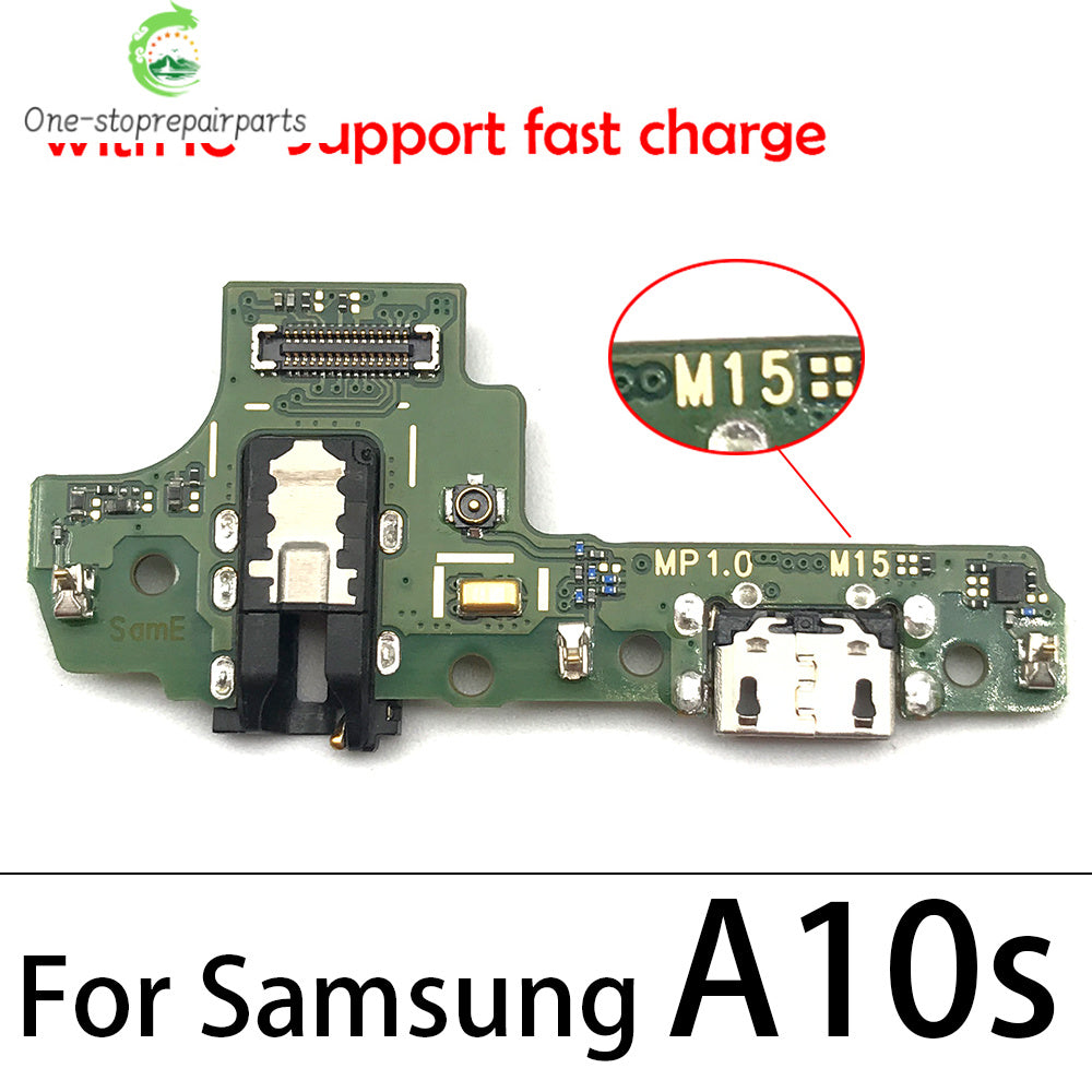 10Pcs USB Charger Charging Port Dock Connector Board Flex Cable For Samsung A10s A20s A30s A50s A21s A03s A03 Core A04 A04s Samsung phone repair parts