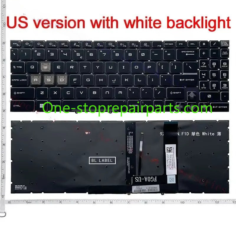 US NEW Laptop Keyboard For MSI VECTOR GP68HX 13V GP68 GE68 GP78 GE78 GE78HX GS77 GT77HX MS-17S1 15H1 15H2 15K1 15HK 1585 1583 MSI laptop repair parts