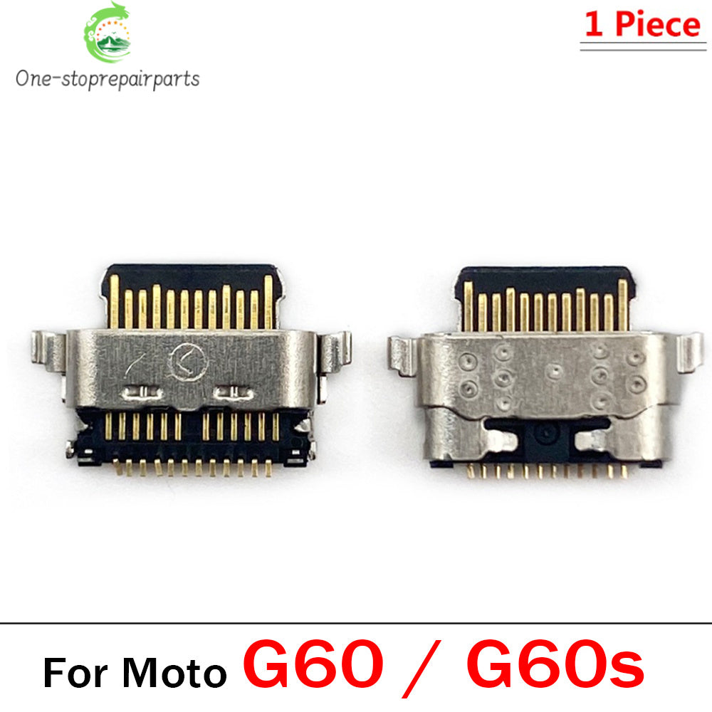 USB Charging Port Connector Charge Socket Dock For Moto G04 G14 G22 G32 G62 G31 G51 G52 G13 G23 G53 G54 G10 G20 G30 G50 G60 G60s Motorola phone repair parts