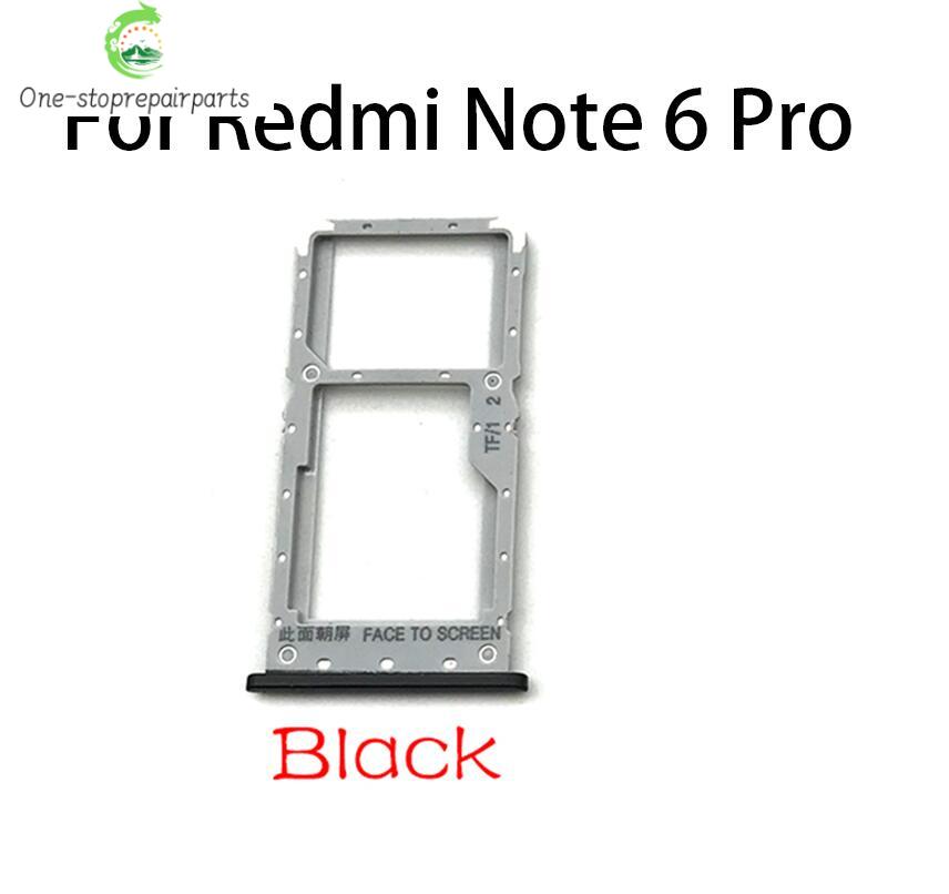 New SIM Card Tray Slot Holder For Xiaomi Redmi Note 5 6 8 7 Pro Replacement Parts  Xiaomi  Xiao mi phone repair parts