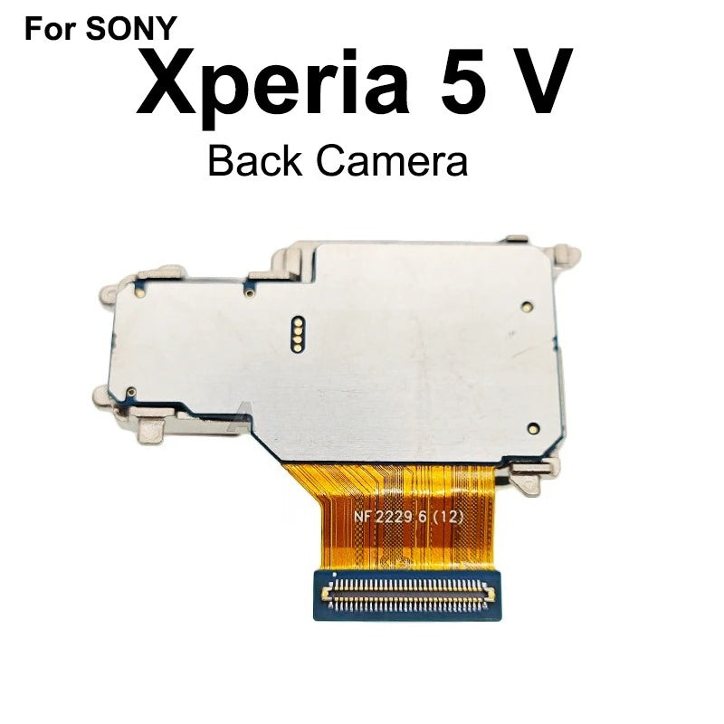 Aocarmo For Sony Xperia 5 V XQ-DE54 XQ-DE72 X5V Back Main Ultra-Wide Camera Module Flex Cable Repair Part Sony phone repair parts