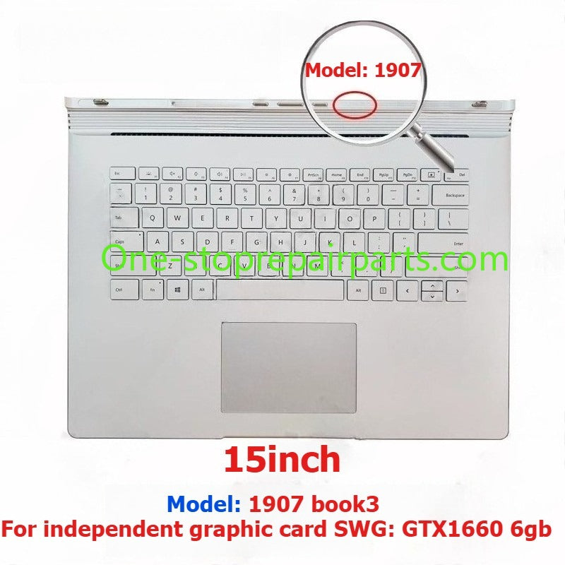 Base Keyboard For 13.5 15 inch Microsoft Surface book1/2/3 generation 1704 1705 1785 1834 1835 1050 1813 6g 1060 1050 965 940 graphic card 2nd 3nd generation