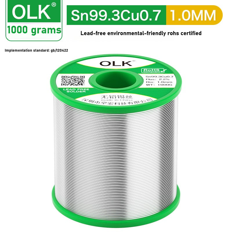 High purity solder wire 63 low temperature with flux rosin core welding household electric soldering iron lead-free solder wire Repair tools