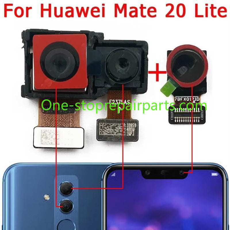 Front Back Camera For Huawei Mate 20 Lite Mate20 Pro X 20X Selfie Backside Small Rear Frontal Camera Module HUAWEI phone repair parts