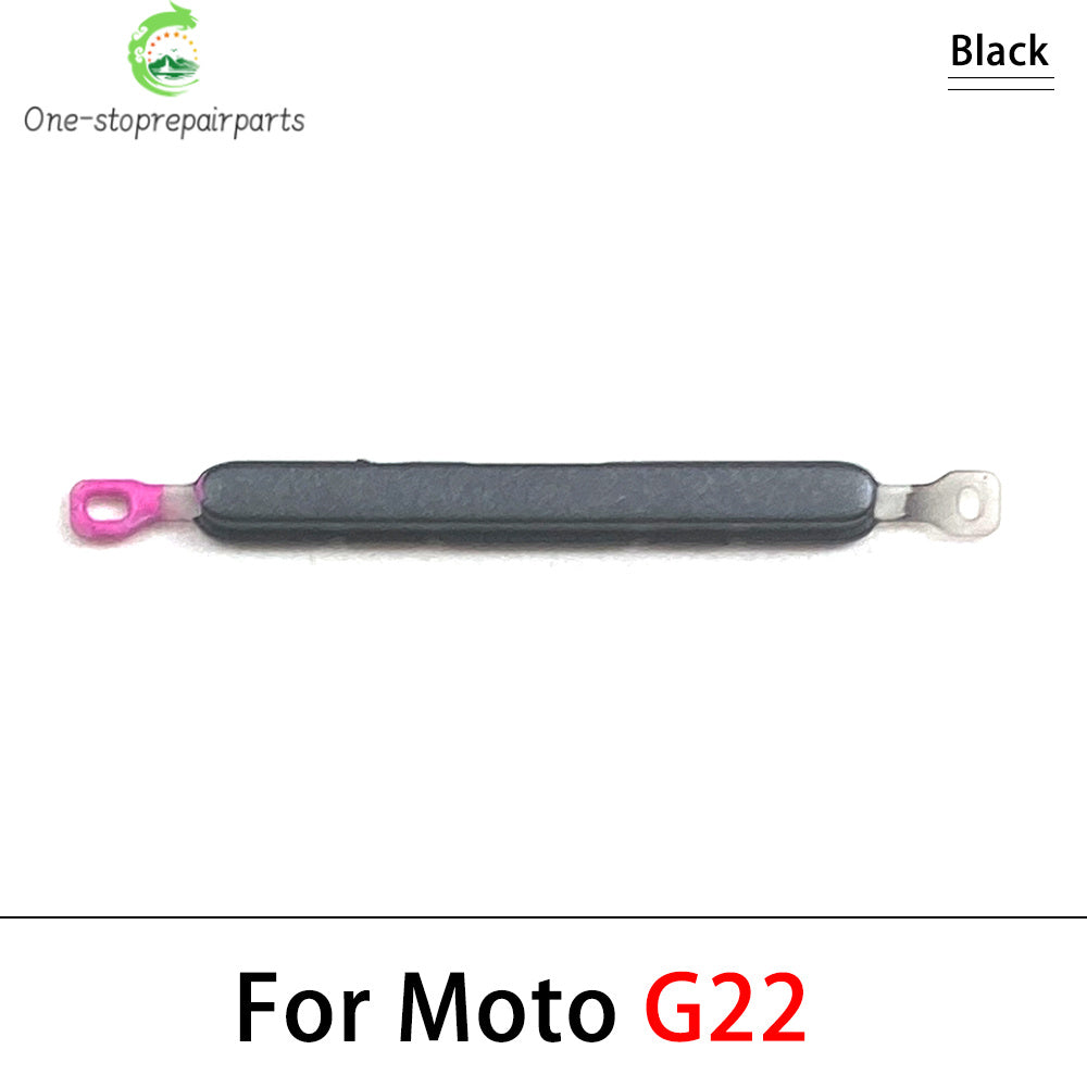10Pcs/Lot, New For Motorola Moto G22 G32 G52 G62 G72 G82 5G Power Volume Side Button Key Replacement Parts Motorola phone repair parts