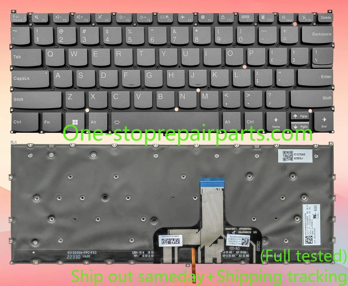 Keyboard for Lenovo Yoga 7 14lAL7 IRL8 Yoga Slim 7 ProX 14ARH7 14IAH7 US backlight