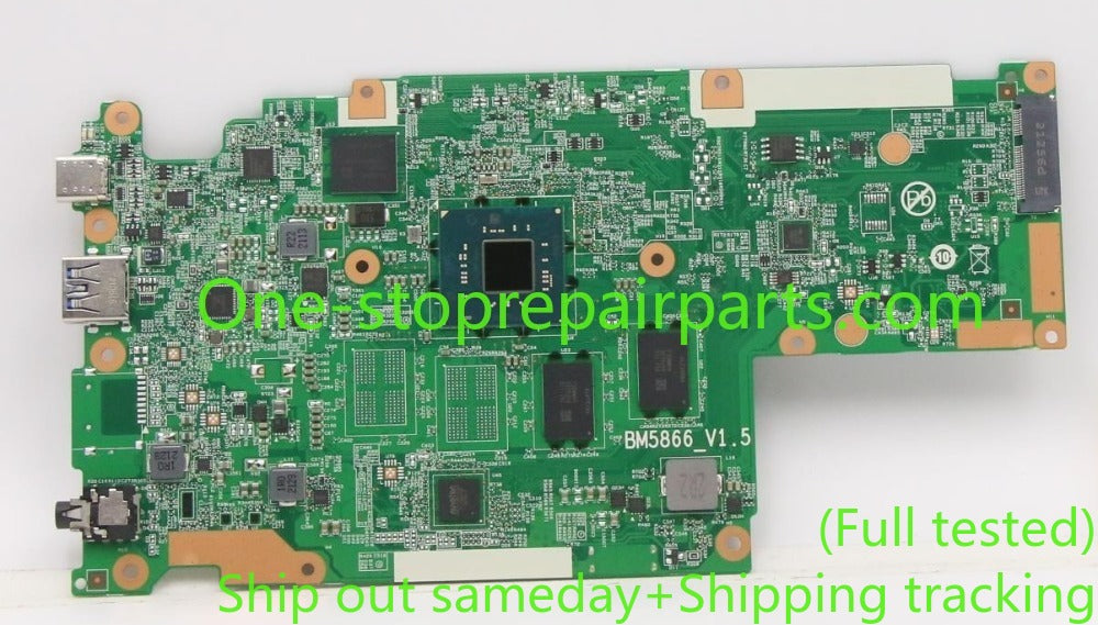 5B21E21624 For Lenovo 11 300e Gen 2 Chromebook Motherboard (4GB Ram, 32GB Storage, Intel Celeron N4020 Processor, Rev 1.5, WFC, No SD Reader)