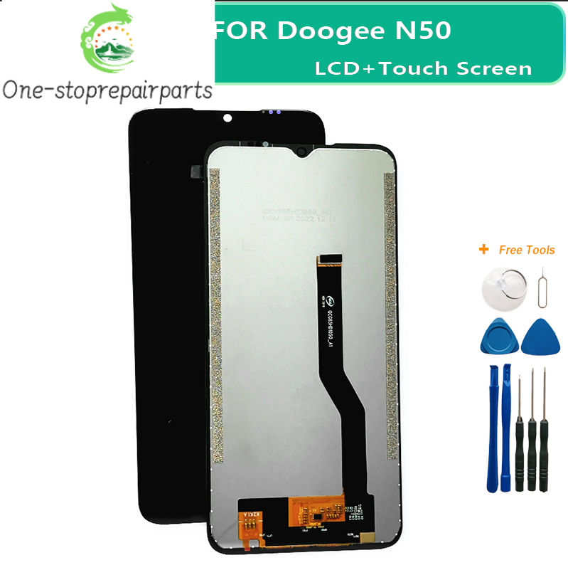 6.52' DOOGEE N50 LCD Display+Touch Screen 100% Original LCD Digitizer Glass Panel Replacement For DOOGEE N50S N50PRO N50Plus X98 Doogee phone repair parts
