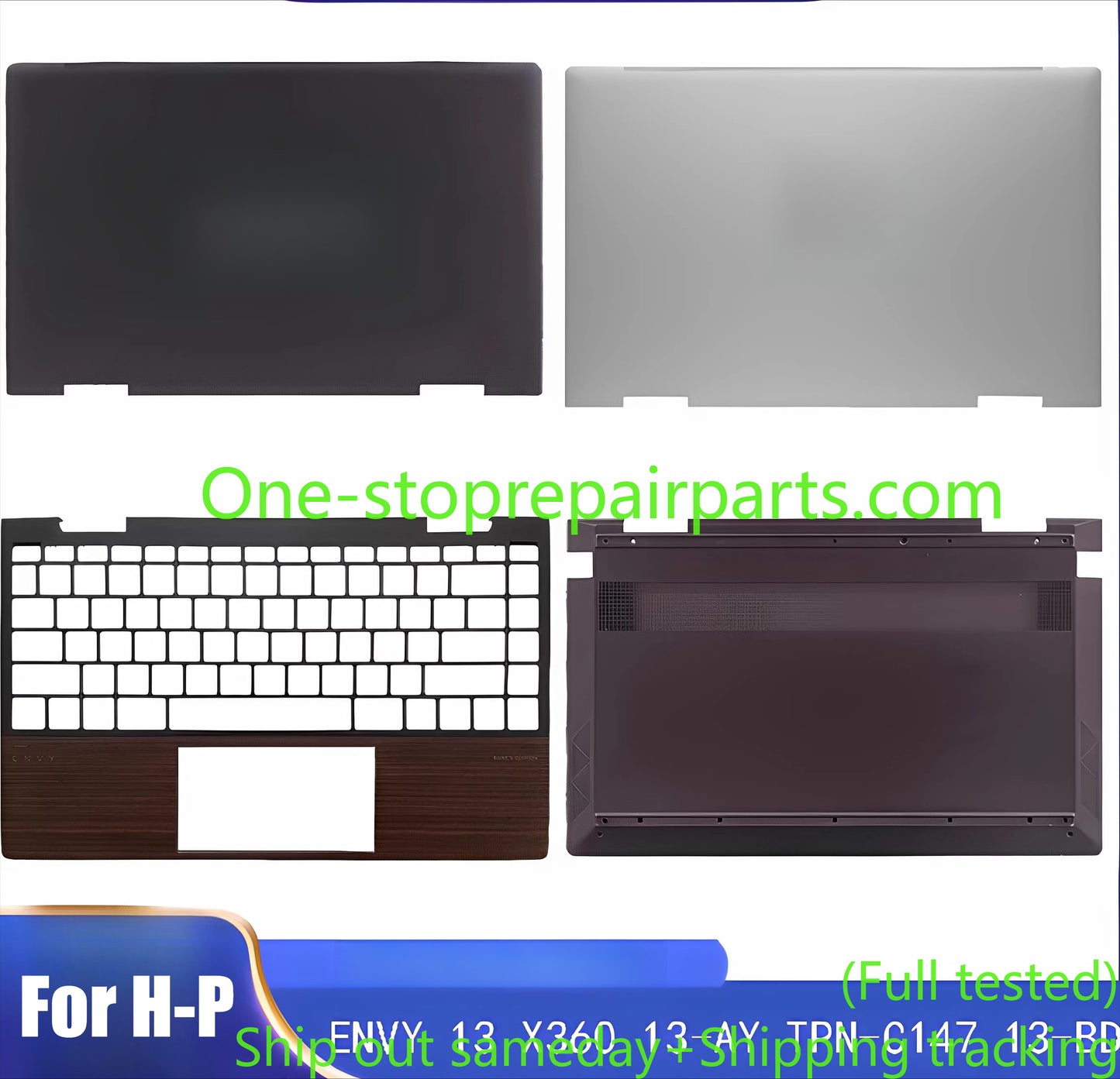 Cover Case for HP ENVY X360 13-AY TPN-C147 LCD top back housing cover bezel frame bottom case hinge upper palmrest Shell