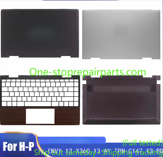 Cover Case for HP ENVY X360 13-AY TPN-C147 LCD top back housing cover bezel frame bottom case hinge upper palmrest Shell