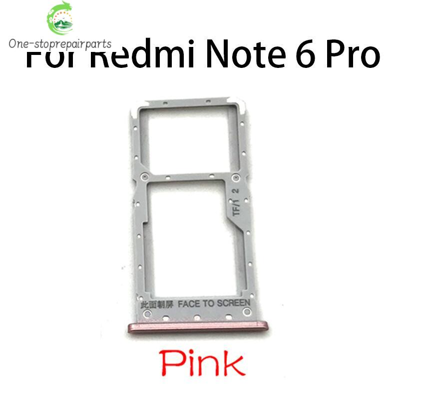 New SIM Card Tray Slot Holder For Xiaomi Redmi Note 5 6 8 7 Pro Replacement Parts  Xiaomi  Xiao mi phone repair parts