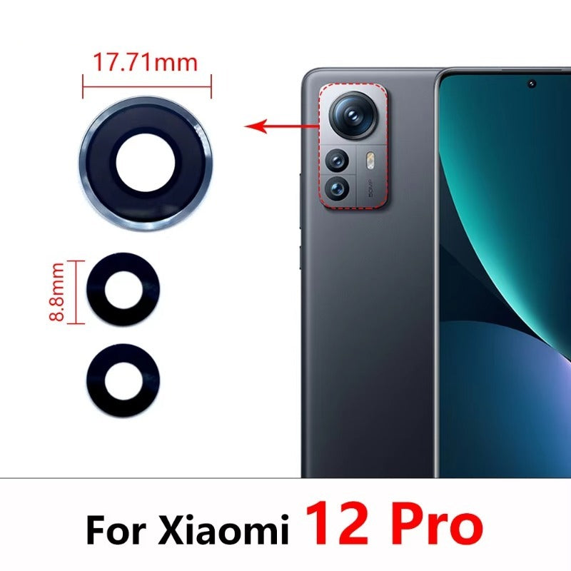 Rear Back Camera Glass Lens For Xiaomi Mi 10 10T 11 11T 12 12T 13 14 14T 15 15T Pro Lite Pro 5G Camera Lens With Adhesive Xiaomi  Xiao mi phone repair parts